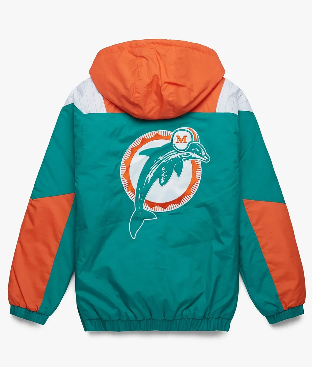 Miami Dolphins Green Hooded Jacket (1)