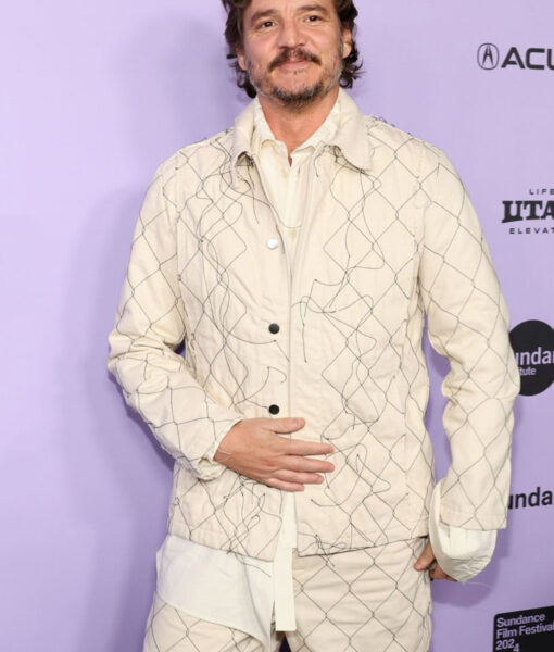 Pedro Pascal Sundance Film Festival 2024 White Suit-3