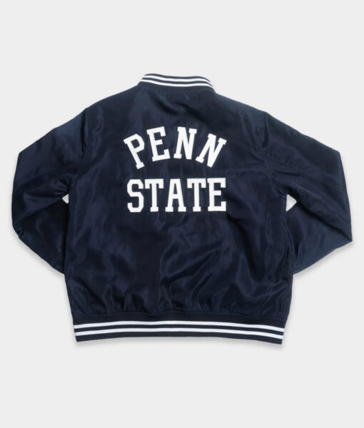 Penn State Nittany Lions Navy Blue Varsity Jacket-2