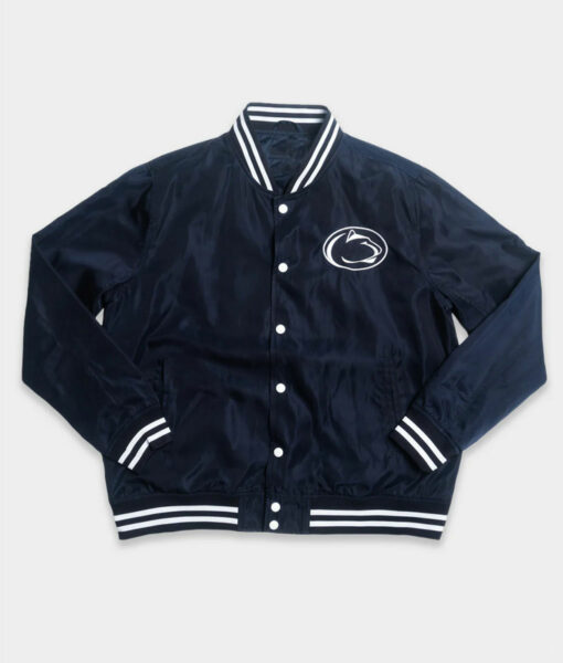 Penn State Nittany Lions Navy Blue Varsity Jacket