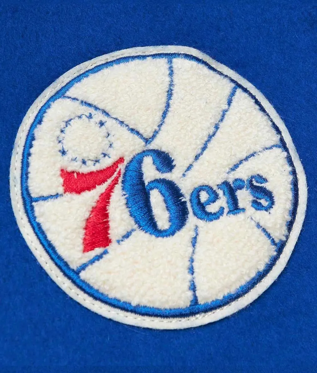 Philadelphia 76ers Blue Varsity Jacket (3)