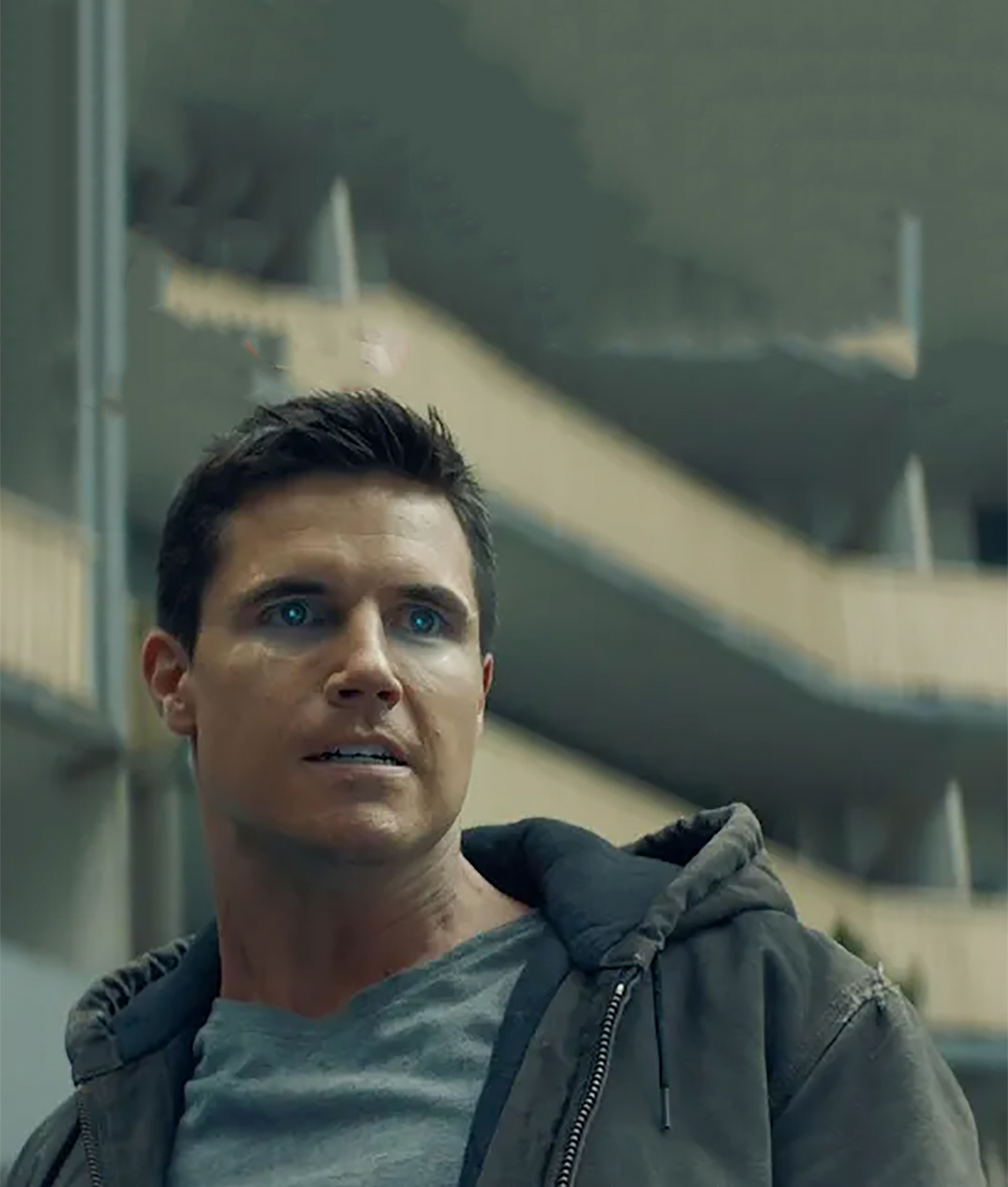 Robbie Amell Code 8 Gray Hooded Jacket (1)