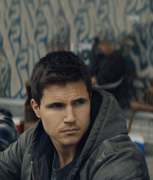 Robbie Amell Code 8: Part II (Connor Reed) Gray Jacket
