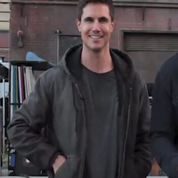 Robbie Amell Code 8: Part II (Connor Reed) Gray Hooded Jacket