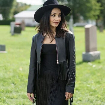 Ruby Collins French Girl (Vanessa Hudgens) Black Cropped Jacket