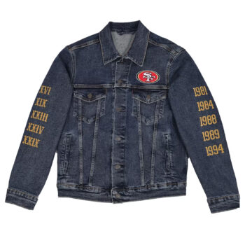 San Francisco 49ers Faithful To The Bay Blue Denim Jacket-3