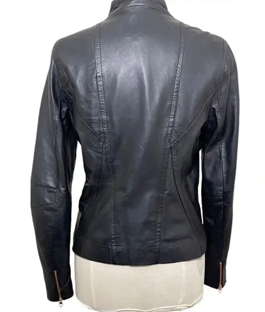 Sara Ramirez Grey’s Anatomy Black Leather Jacket (2)
