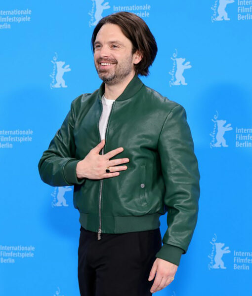 Sebastian Stan 74th Berlin Film Festival Bomber Jacket