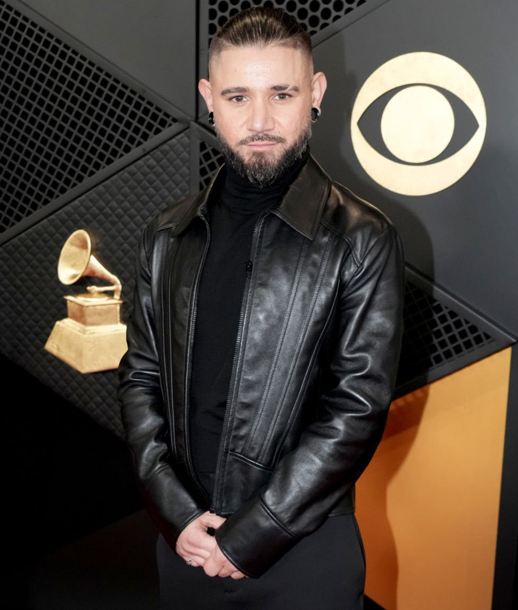 Skrillex Grammys Award Black Leather Jacket (2)