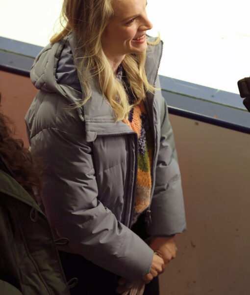Sylvie Brett Chicago Fire (Kara Killmer) Blue Puffer Jacket