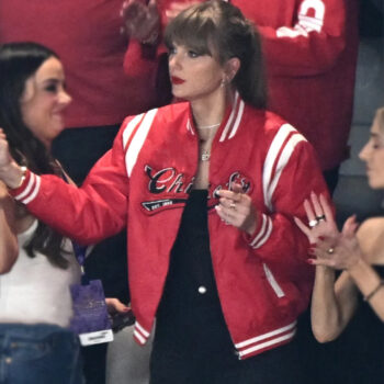 Taylor Swift Kansas City Chiefs 60 Red Varsity Jacket-2