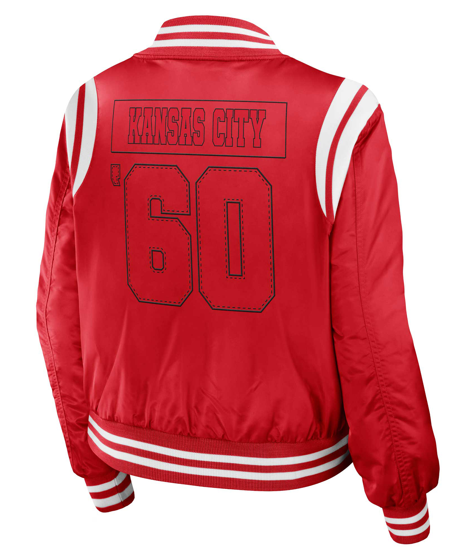 Taylor Swift KC Chiefs 60 Red Varsity Jacket (3)