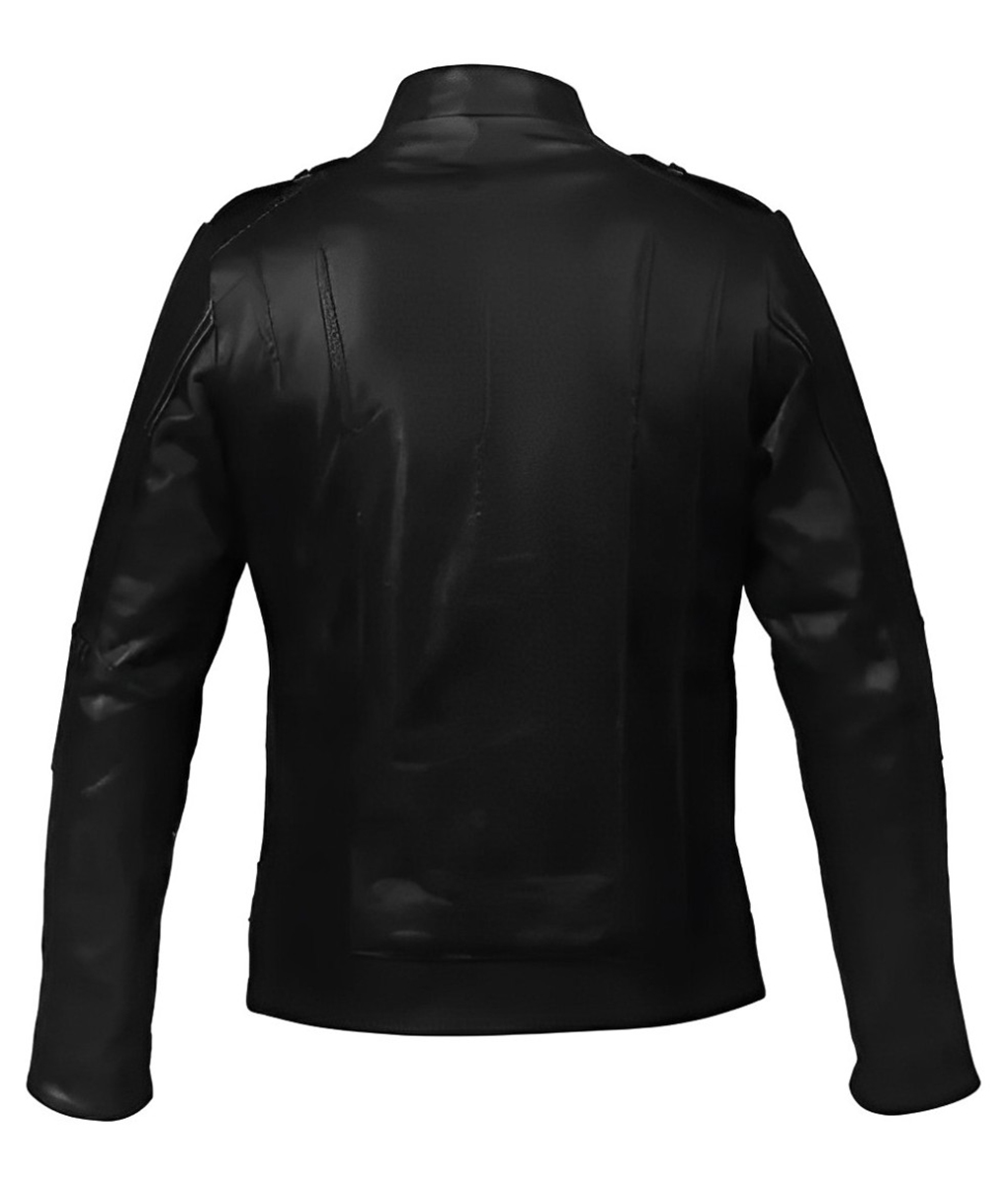 Valentines Black Leather Jacket
