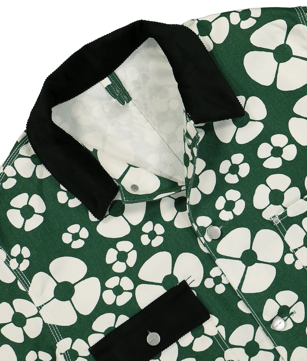 Vince Staples Green Floral Jacket (1)