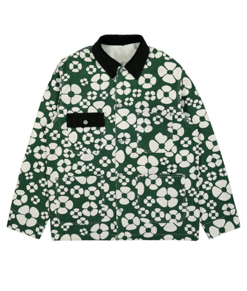 The Vince Staples Show Green Floral Jacket-1