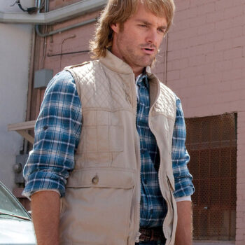 Will Forte MacGruber White Quilted Vest-2