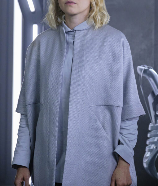 Alison Pill Star Trek Picard (Dr. Agnes Jurati) Gray Coat-1