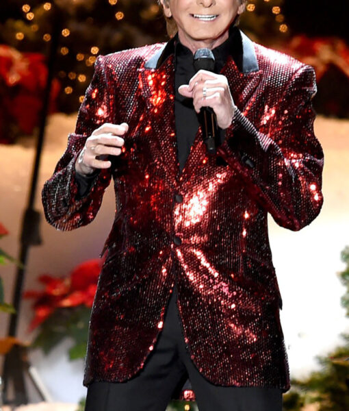 Barry Manilow's A Very Barry Christmas Red Sequin Blazer-3