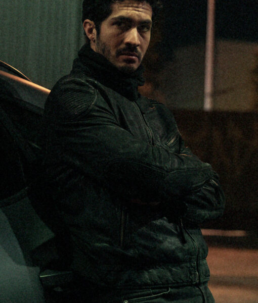 Chino Darín Iron Reign (Víctor Julve) Black Leather Jacket