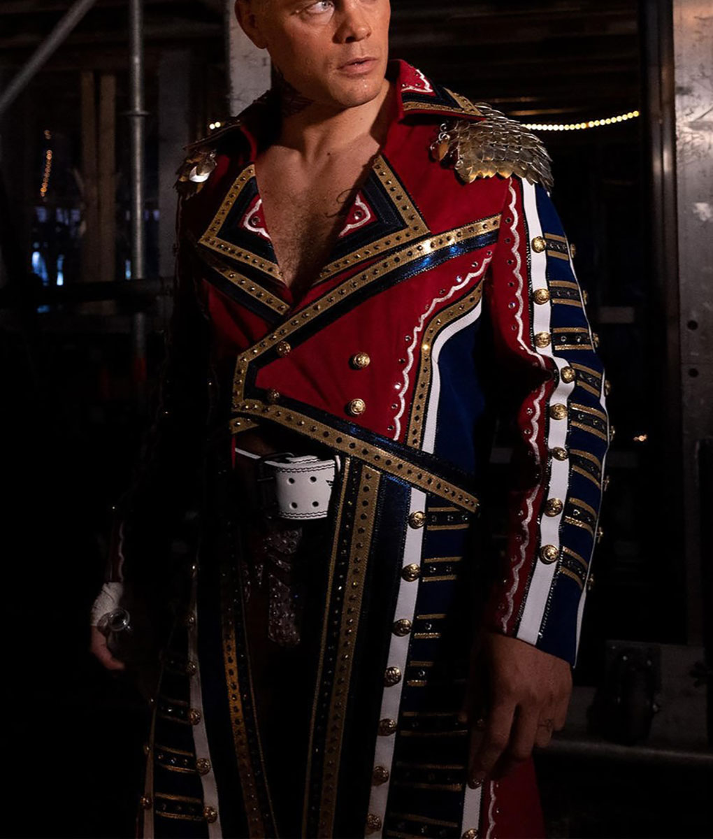 Cody Rhodes Red Military Coat (1)