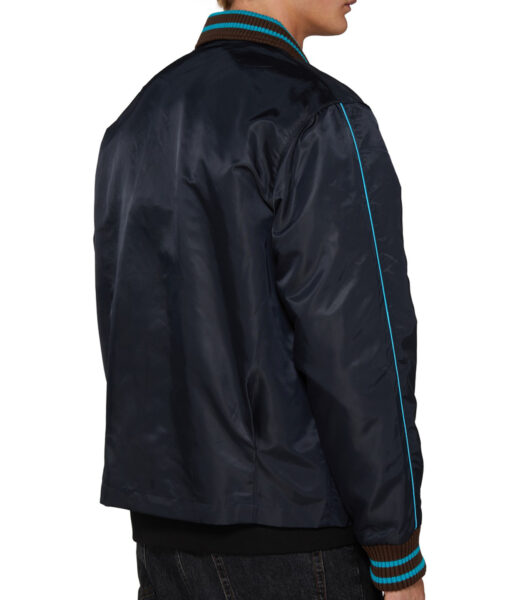 D Patch Navy Blue Sports Jacket-1
