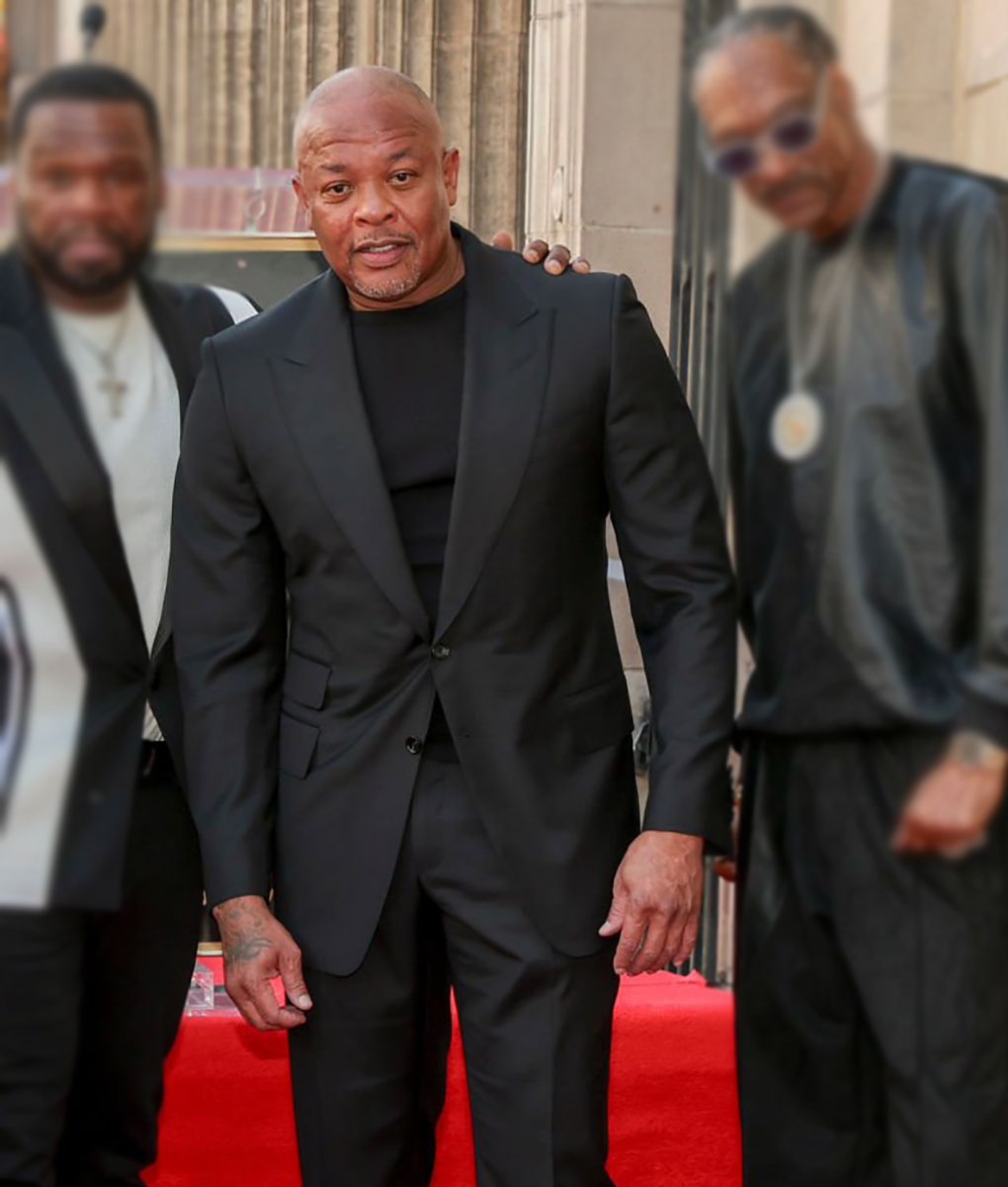 Dr. Dre Hollywood Walk of Fame Black Suit (1)