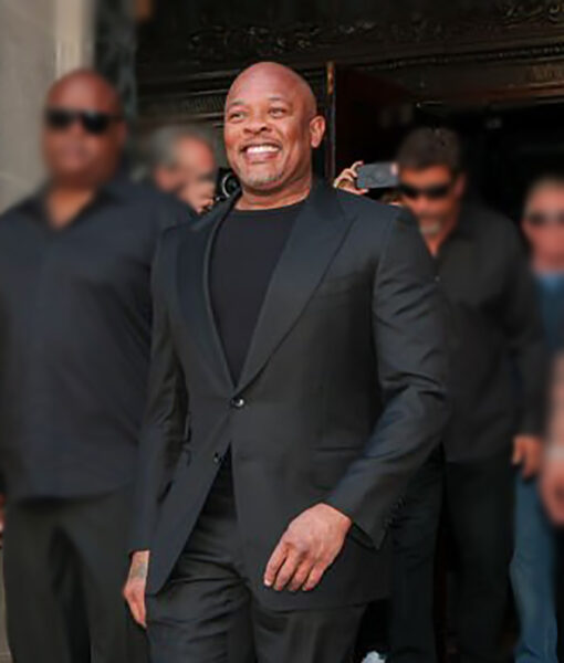 Honoree Dr. Dre Hollywood Walk of Fame Black Suit-5