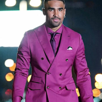 Eagles First Loss Jalen Hurts Pink Suit-2