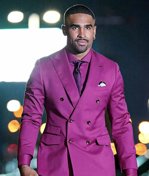 Eagles First Loss Jalen Hurts Pink Suit-2