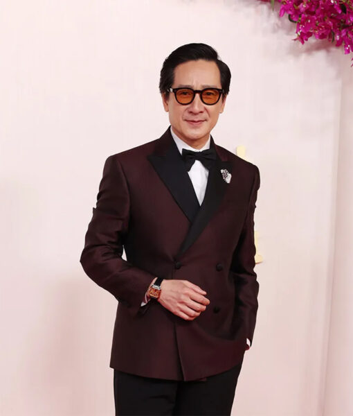 Ke Huy Quan Oscars Awards 2024 Brown Blazer-1