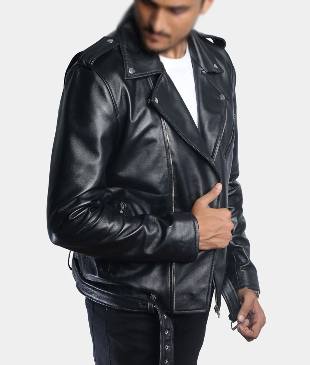 Marlon Brando The Wild One Black Leather Jacket (2)