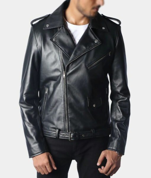 Marlon Brando The Wild One (Johnny Strabler) B.R.M.C Black Leather Jacket