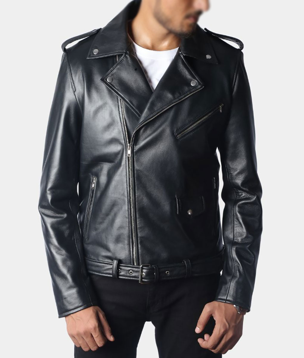 Marlon Brando The Wild One Black Leather Jacket (4)
