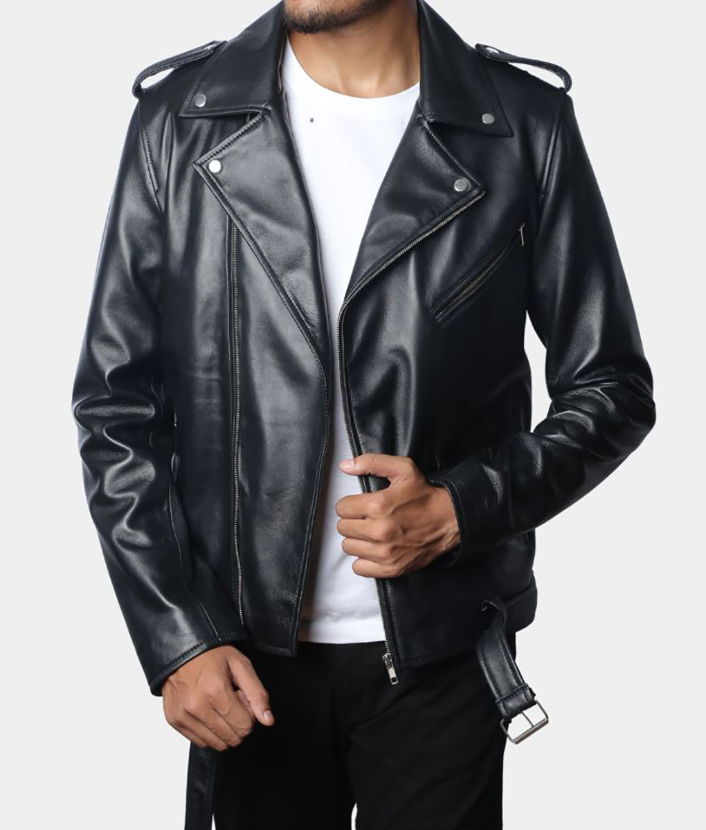 Marlon Brando The Wild One Black Leather Jacket (5)