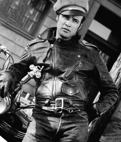 Marlon Brando The Wild One (Johnny Strabler) B.R.M.C Leather Jacket