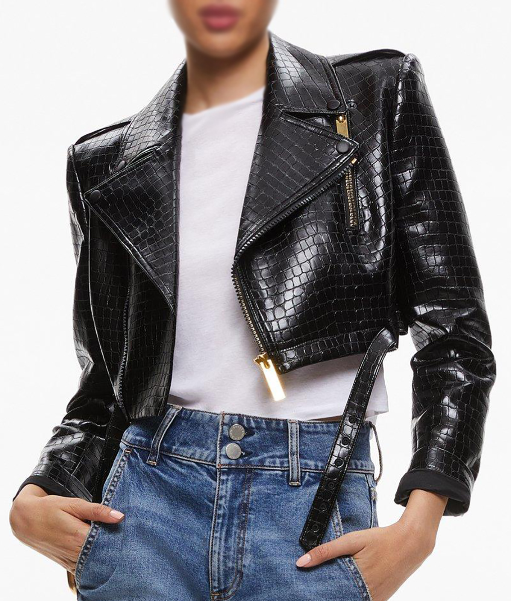 Max Mitchell Wild Cards Black Leather Cropped Jacket (5)