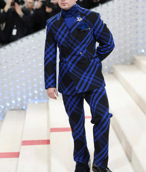 The 2023 Met Gala Barry Keoghan Checkered Suit-2