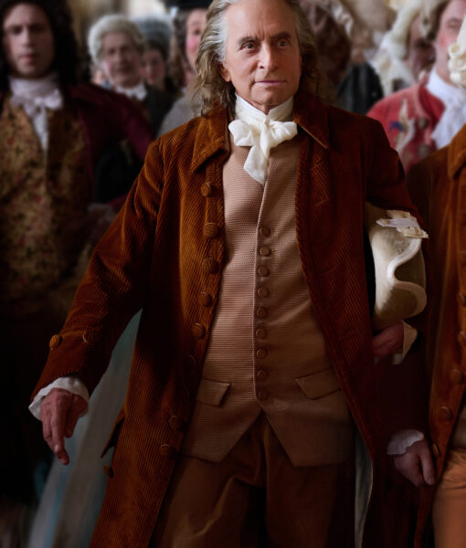 Michael Douglas Franklin (Benjamin Franklin) Brown Coat