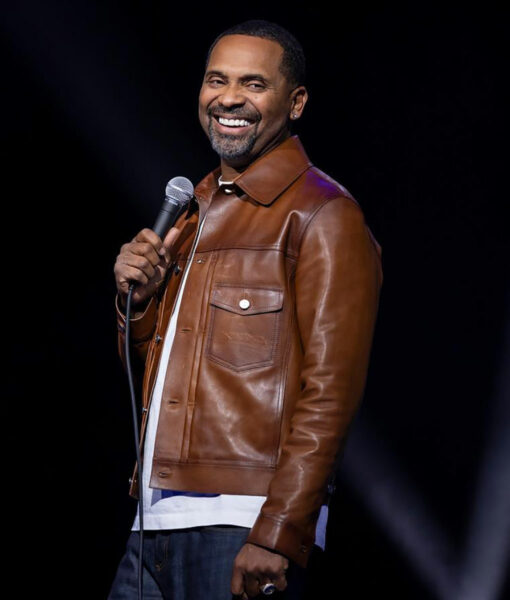 Mike Epps: Ready to Sell Out Brown Leather Jacket-2