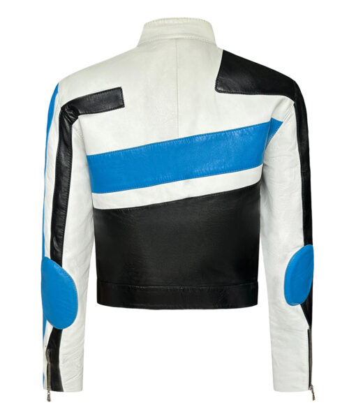 Nicola Peltz Biker Leather Jacket-2