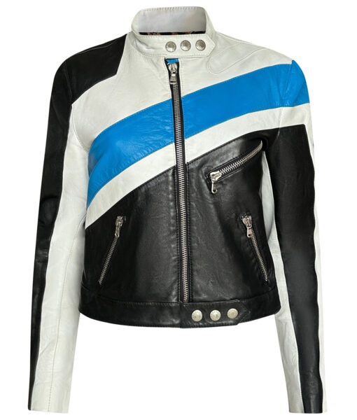Nicola Peltz Biker Leather Jacket-4