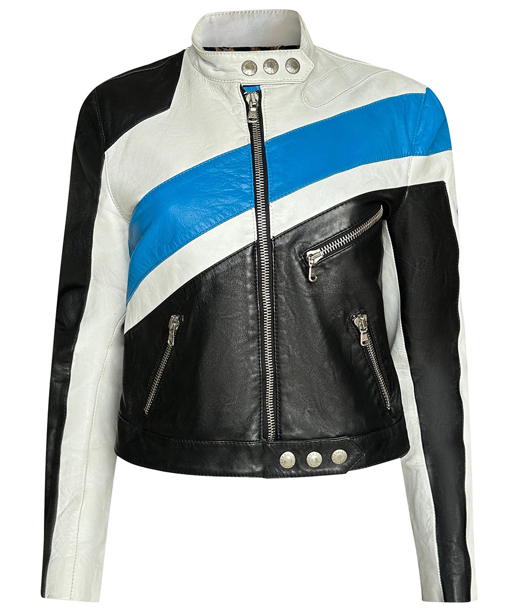 Nicola Peltz Biker Jacket (3)