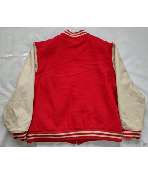 90’s Philadelphia Phillies Red Varsity Jacket-5