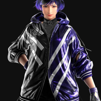 Tekken 8 Reina Mishima Black Hooded Jacket