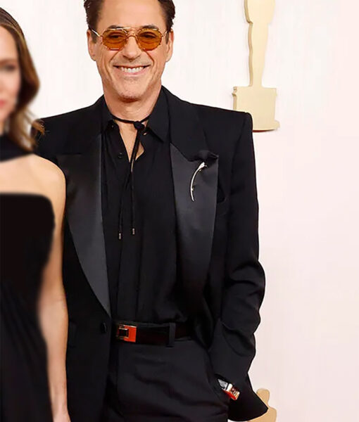 Robert Downey Jr. Oscars Awards 2024 Black Suit-1