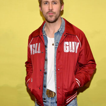 Ryan Gosling Fall Guy Red Bomber Jacket-6