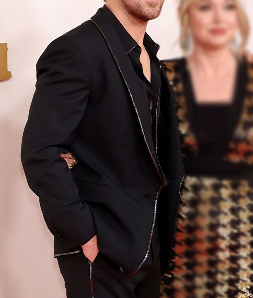 Ryan Gosling Oscars Awards Black Blazer (1)
