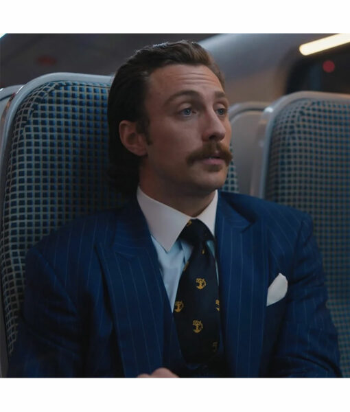 Tangerine Bullet Train (Aaron TaylorJohnson) Blue Suit