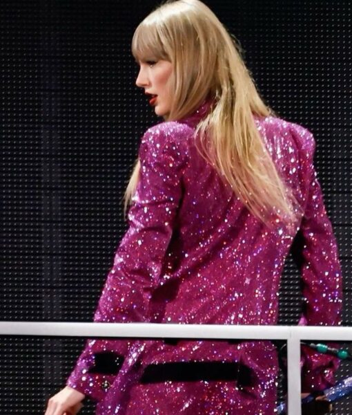 Taylor Swift The Ereas Tour Sequin Pink Barbie Blazer-4