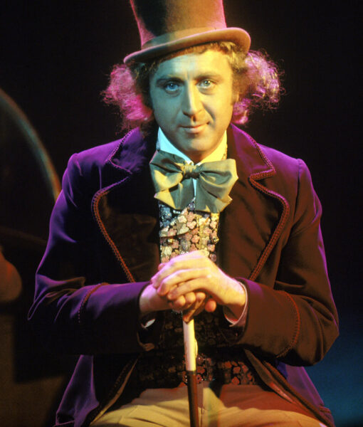Willy Wonka (Gene Wilder) Velvet Purple Coat-4